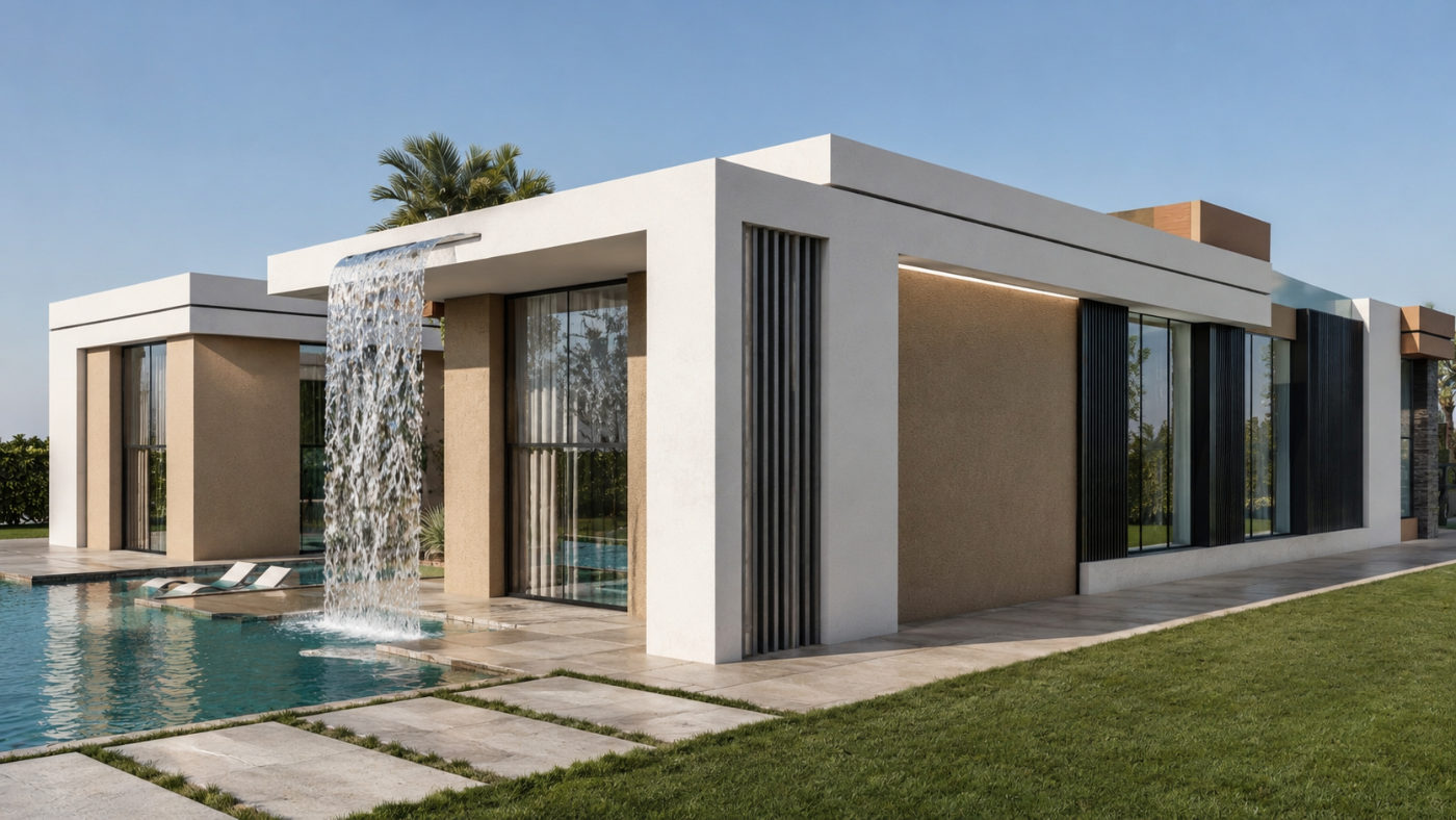 Villa contemporaine Route de l’Ourika à Marrakech